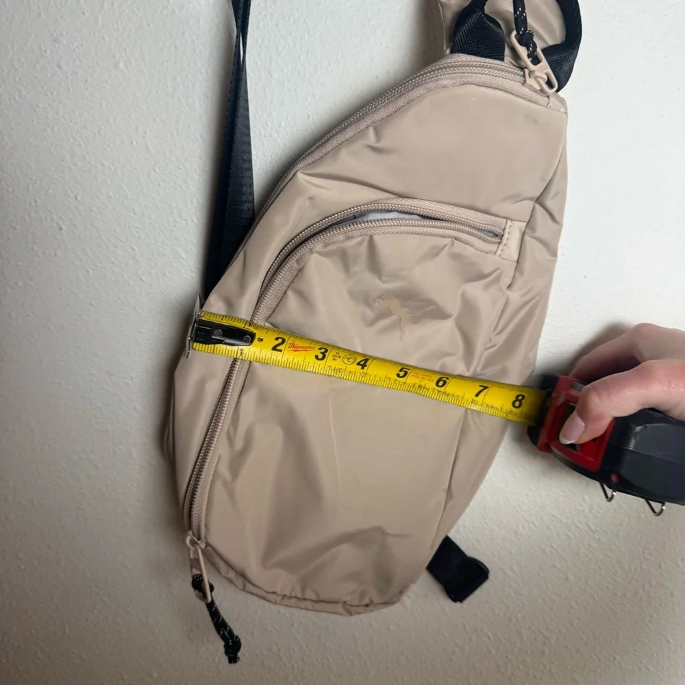 Puma myriad Beige Sling Backpack for Men or women crossbody bag belt bag‎
